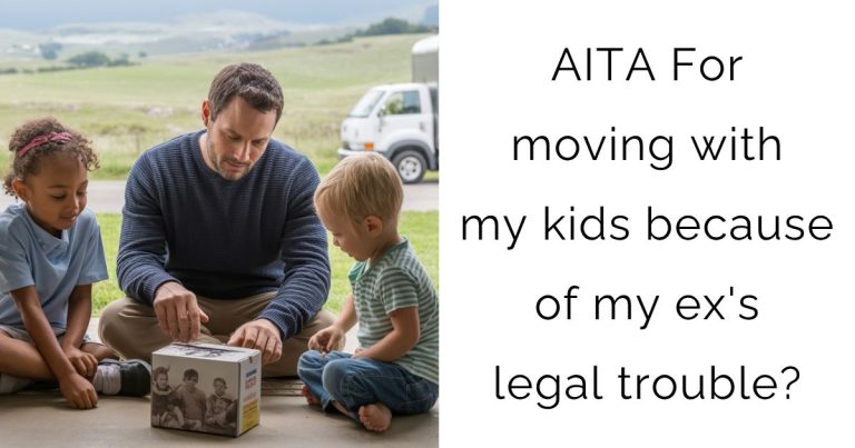 AITA For moving with my kids because of my ex’s legal trouble?