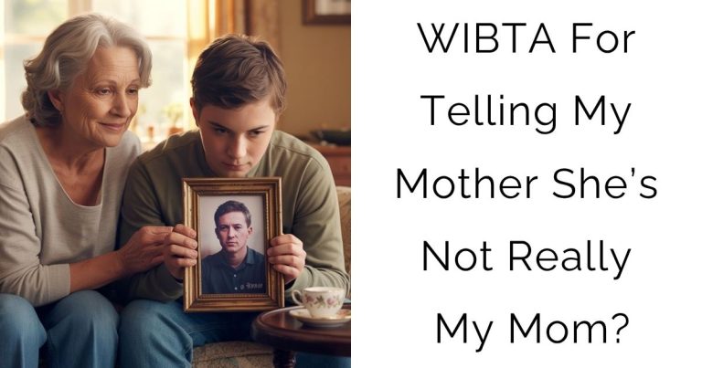WIBTA For Telling My Mother She’s Not Really My Mom?