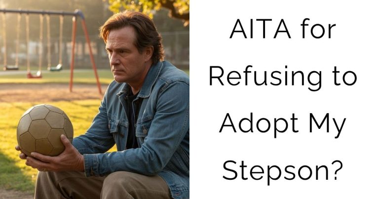 AITA for Refusing to Adopt My Stepson?