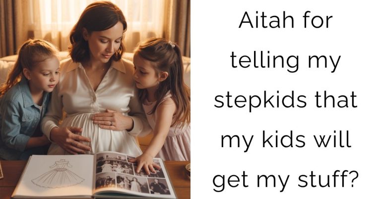 Aitah for telling my stepkids that my kids will get my stuff?