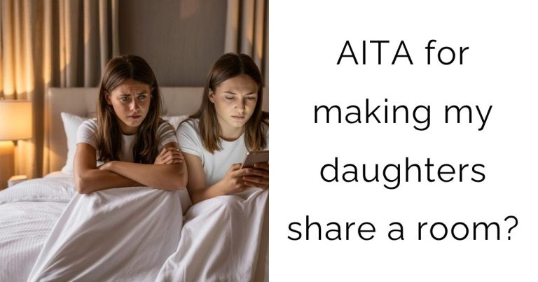 AITA for making my daughters share a room?