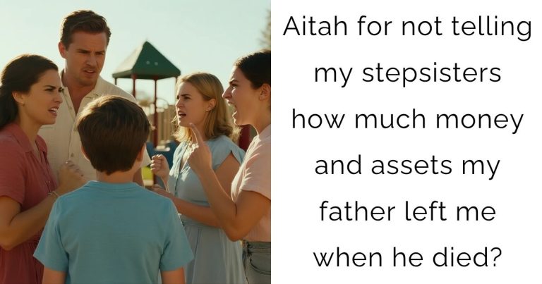 Aitah for not telling my stepsisters how much money and assets my father left me when he died?