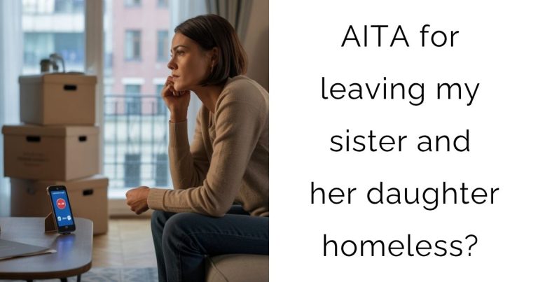 AITA for leaving my sister and her daughter homeless?