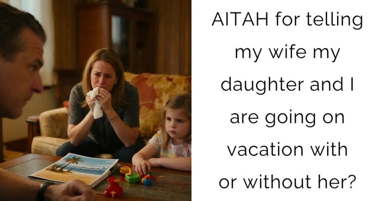 AITAH for telling my wife my daughter and I are going on vacation with or without her?