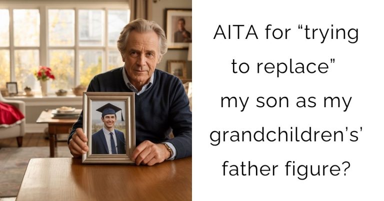 AITA for “trying to replace” my son as my grandchildren’s’ father figure?