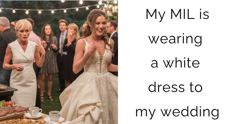 My MIL is wearing a white dress to my wedding..