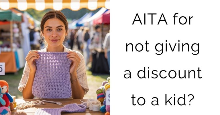 AITA for not giving a discount to a kid?