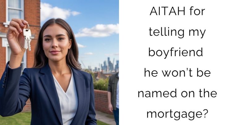 AITAH for telling my boyfriend he won’t be named on the mortgage?