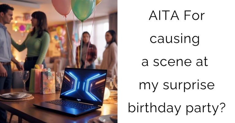 AITA For causing a scene at my surprise birthday party?