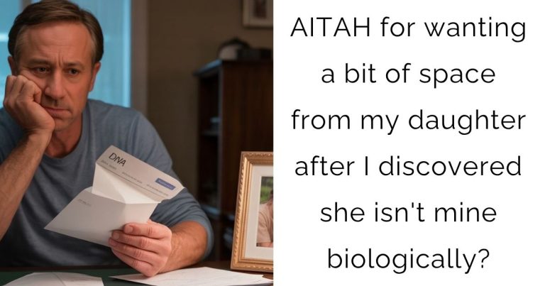 AITAH for wanting a bit of space from my daughter after I discovered she isn’t mine biologically?