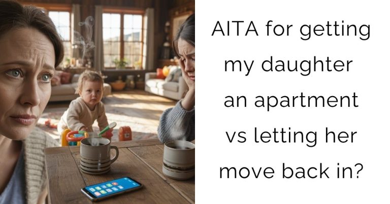 AITA for getting my daughter an apartment vs letting her move back in?