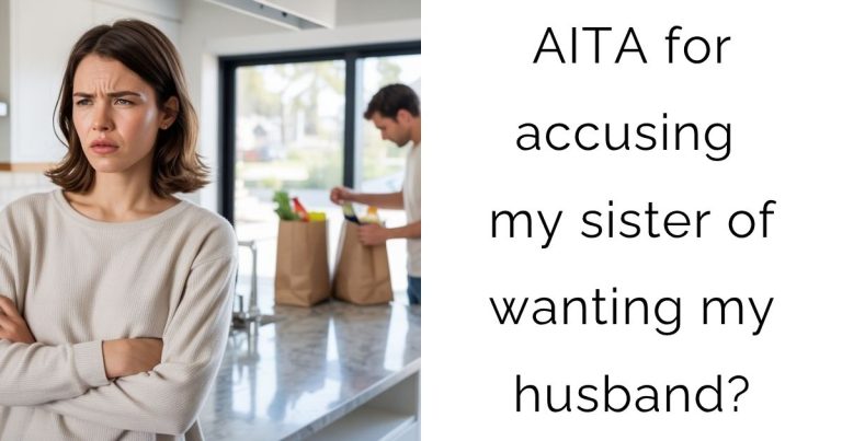 AITA for accusing my sister of wanting my husband?
