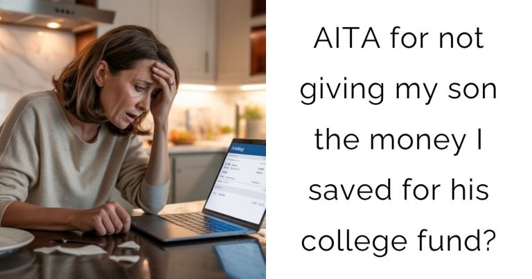 AITA for not giving my son the money I saved for his college fund?
