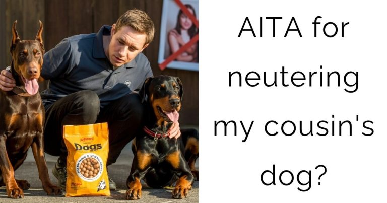 AITA for neutering my cousin’s dog?