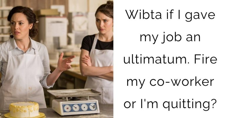 Wibta if I gave my job an ultimatum. Fire my co-worker or I’m quitting?
