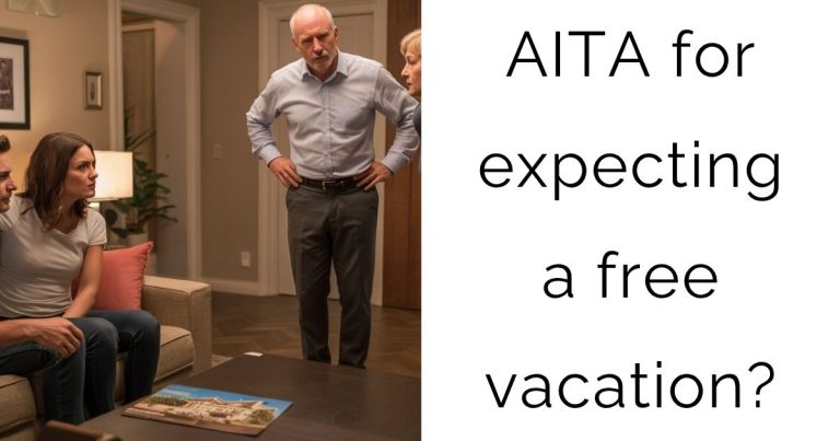 AITA for expecting a free vacation?