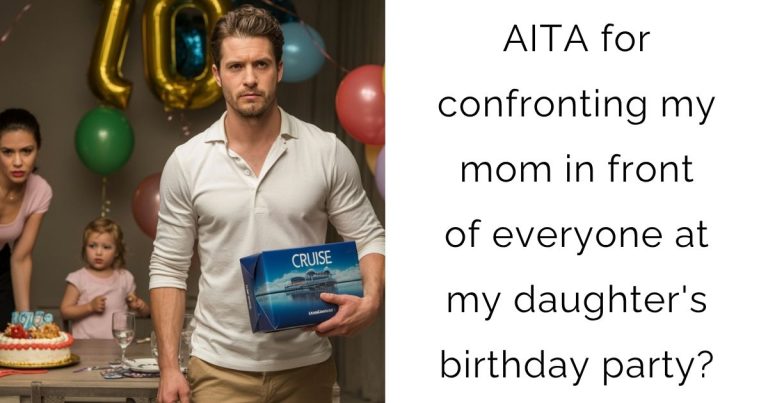 AITA for confronting my mom in front of everyone at my daughter’s birthday party?