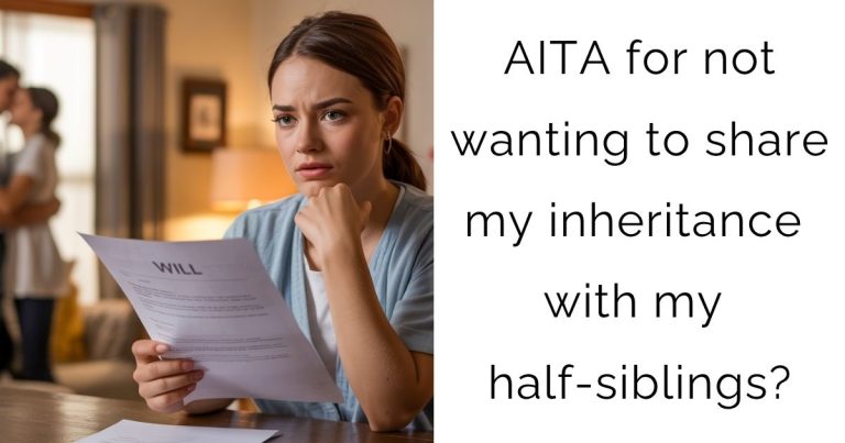AITA for not wanting to share my inheritance with my half-siblings?