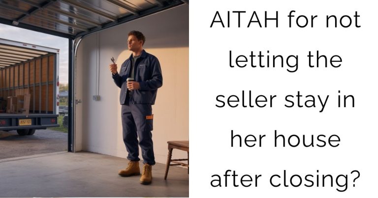 AITAH for not letting the seller stay in her house after closing?