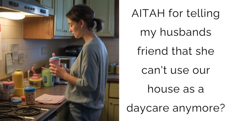 AITAH for telling my husbands friend that she can’t use our house as a daycare anymore?