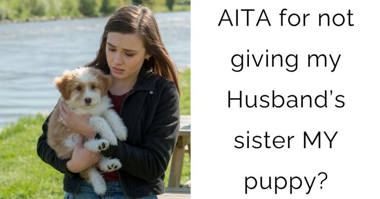 AITA for not giving my Husband’s sister MY puppy?