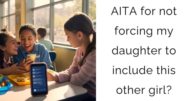 AITA for not forcing my daughter to include this other girl?