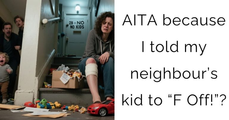AITA because I told my neighbour’s kid to “F Off!”?