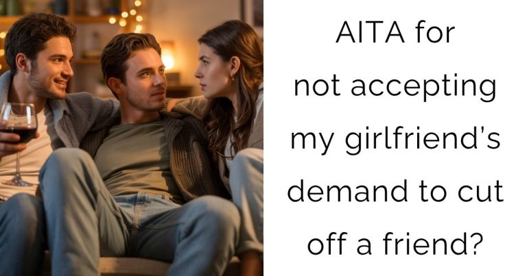 AITA for not accepting my girlfriend’s demand to cut off a friend?
