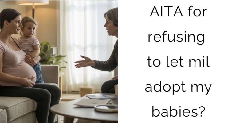 AITA for refusing to let mil adopt my babies?