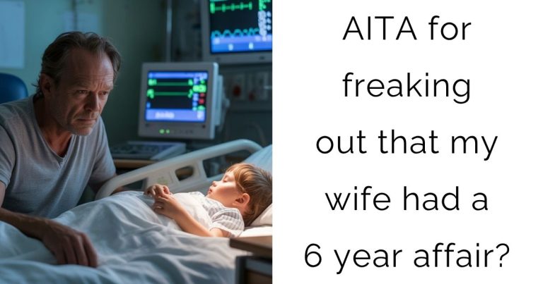 AITA for freaking out that my wife had a 6 year affair?