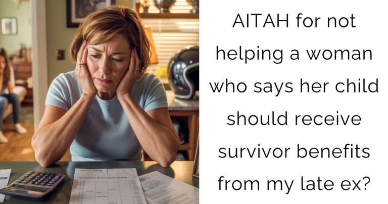 AITAH for not helping a woman who says her child should receive survivor benefits from my late ex?