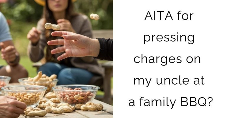 AITA for pressing charges on my uncle at a family BBQ?