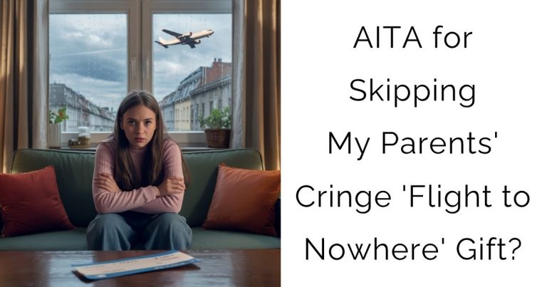 AITA for Skipping My Parents’ Cringe ‘Flight to Nowhere’ Gift?