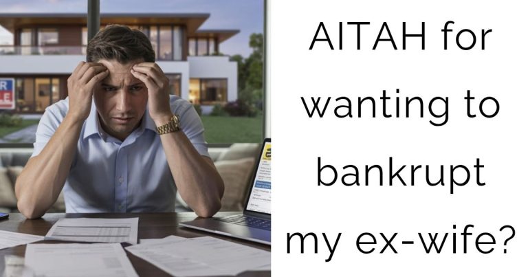 AITAH for wanting to bankrupt my ex-wife?