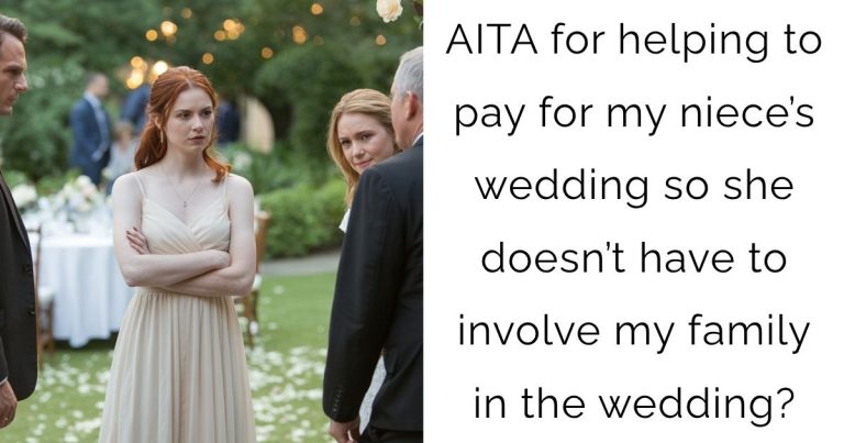 AITA for helping to pay for my niece’s wedding so she doesn’t have to involve my family in the wedding?