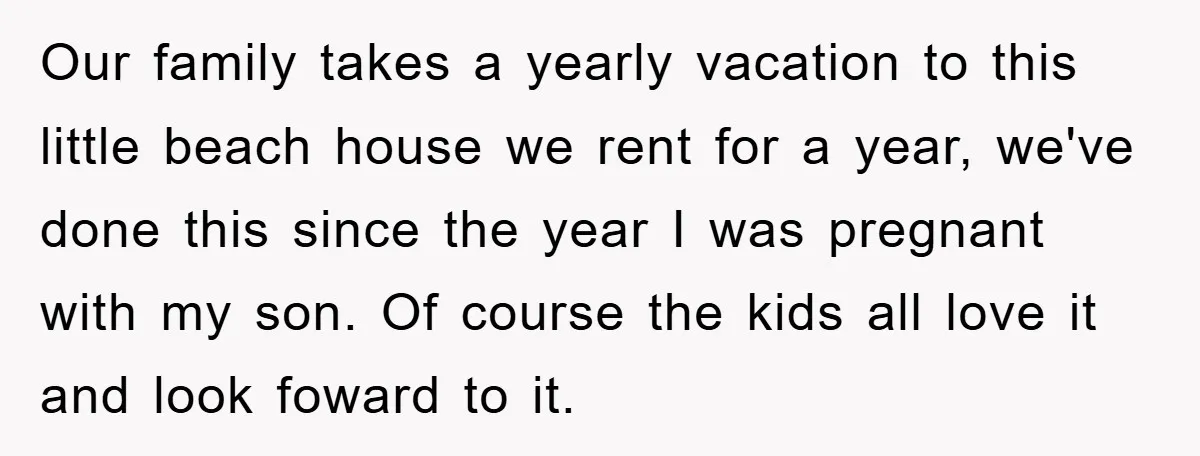 Our family takes a yearly vacation to this little beach house we rent for a year, we've done this since the year I was pregnant with my son. Of course...