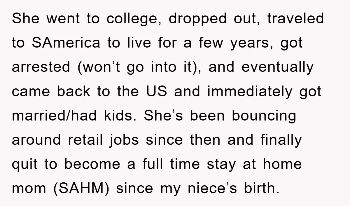 She went to college, dropped out, traveled to SAmerica to live for a few years, got arrested (won’t go into it), and eventually came back to the US and immediately...