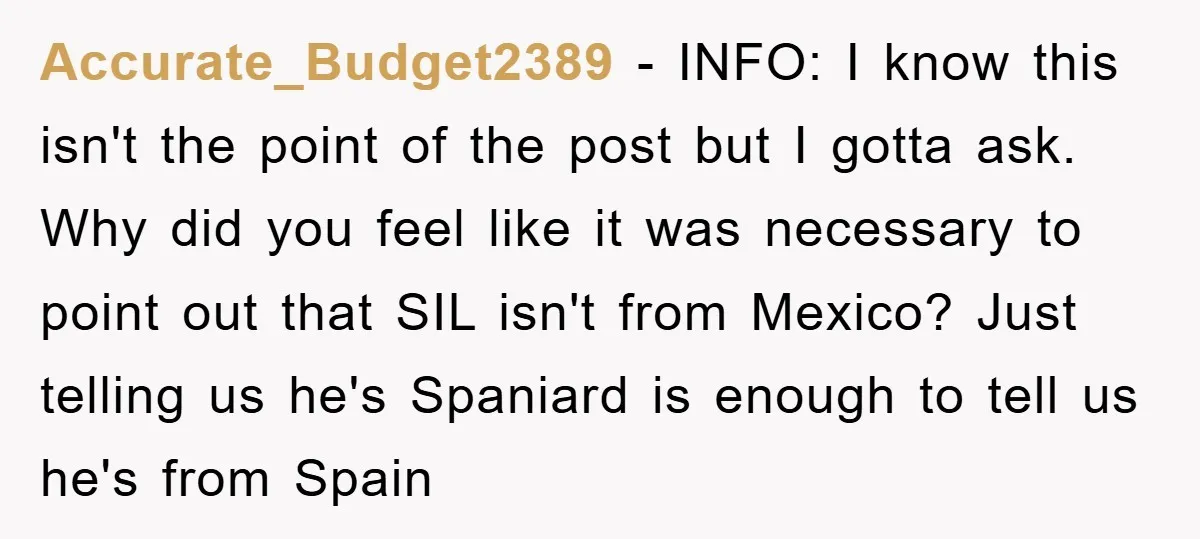 Accurate_Budget2389 − INFO: I know this isn't the point of the post but I gotta ask. Why did you feel like it was necessary to point out that SIL isn't...