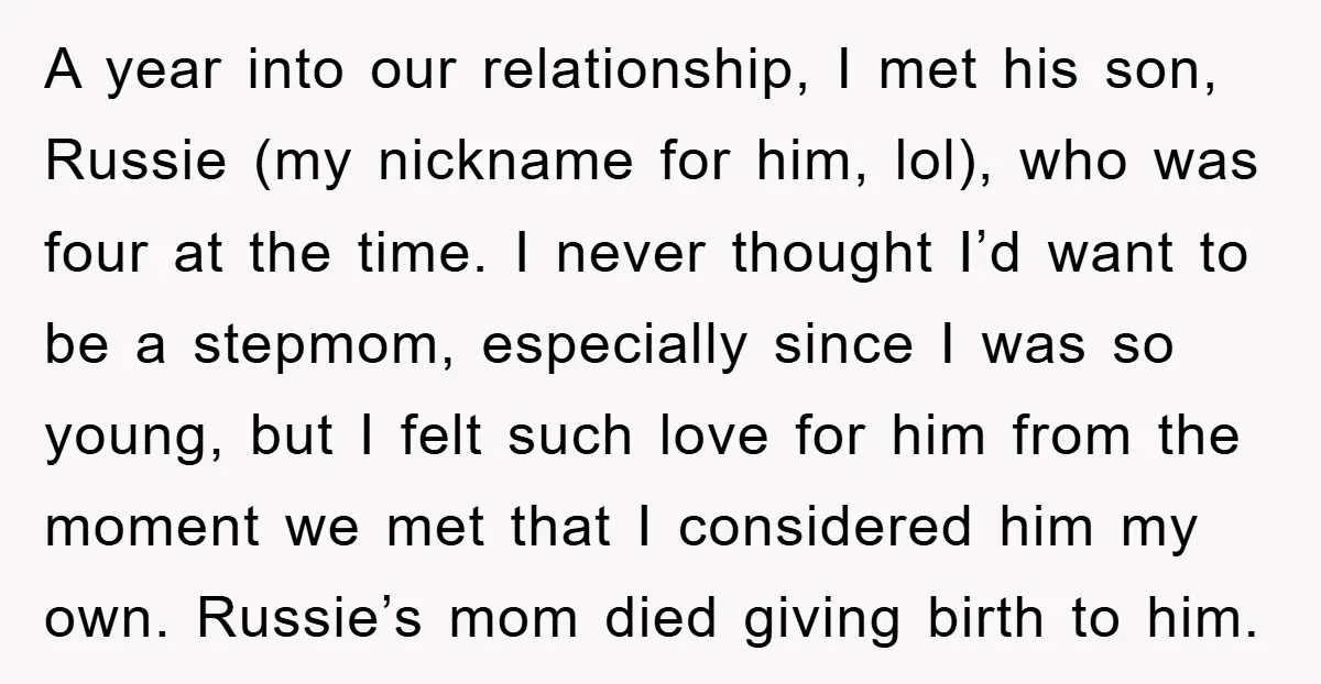 A year into our relationship, I met his son, Russie (my nickname for him, lol), who was four at the time. I never thought I’d want to be a stepmom,...