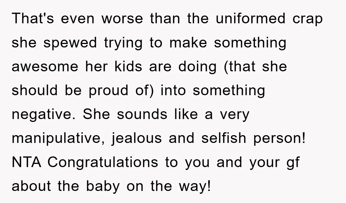 That's even worse than the uniformed crap she spewed trying to make something awesome her kids are doing (that she should be proud of) into something negative. She sounds like...