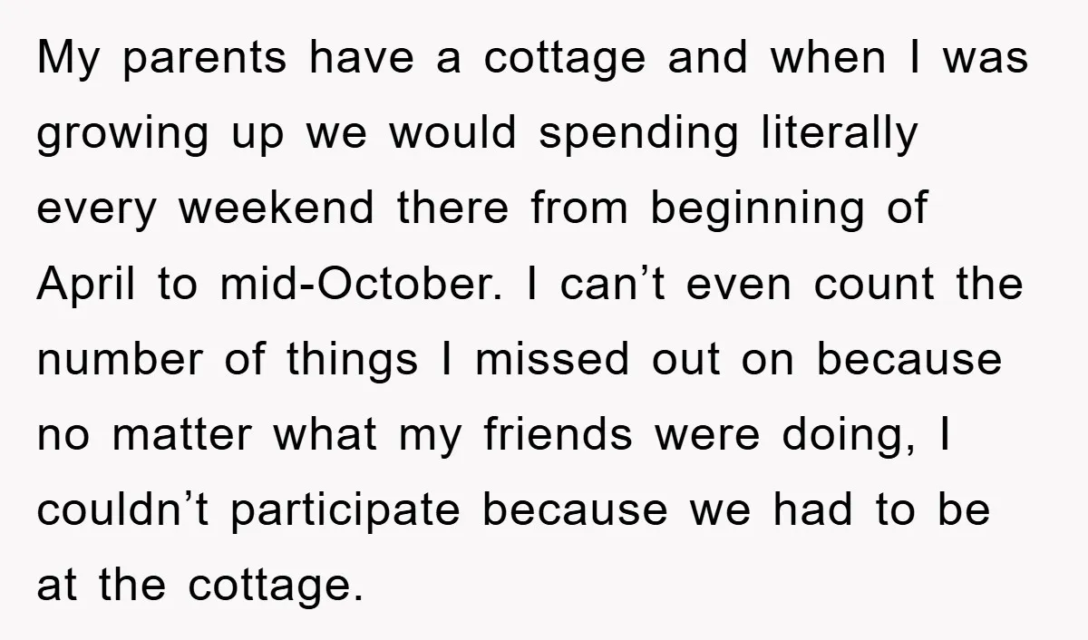 My parents have a cottage and when I was growing up we would spending literally every weekend there from beginning of April to mid-October. I can’t even count the number...
