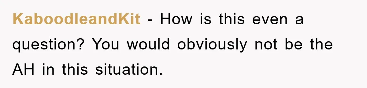KaboodleandKit − How is this even a question? You would obviously not be the AH in this situation.