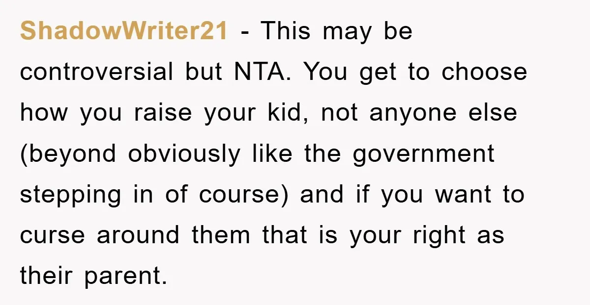 ShadowWriter21 − This may be controversial but NTA. You get to choose how you raise your kid, not anyone else (beyond obviously like the government stepping in of course) and...