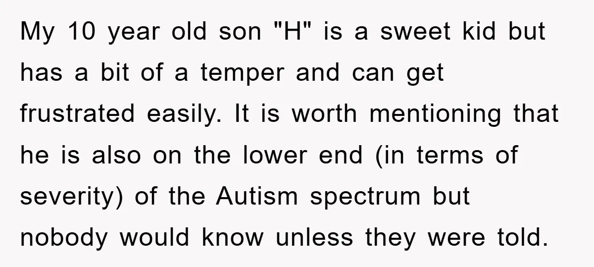 My 10 year old son "H" is a sweet kid but has a bit of a temper and can get frustrated easily. It is worth mentioning that he is also...