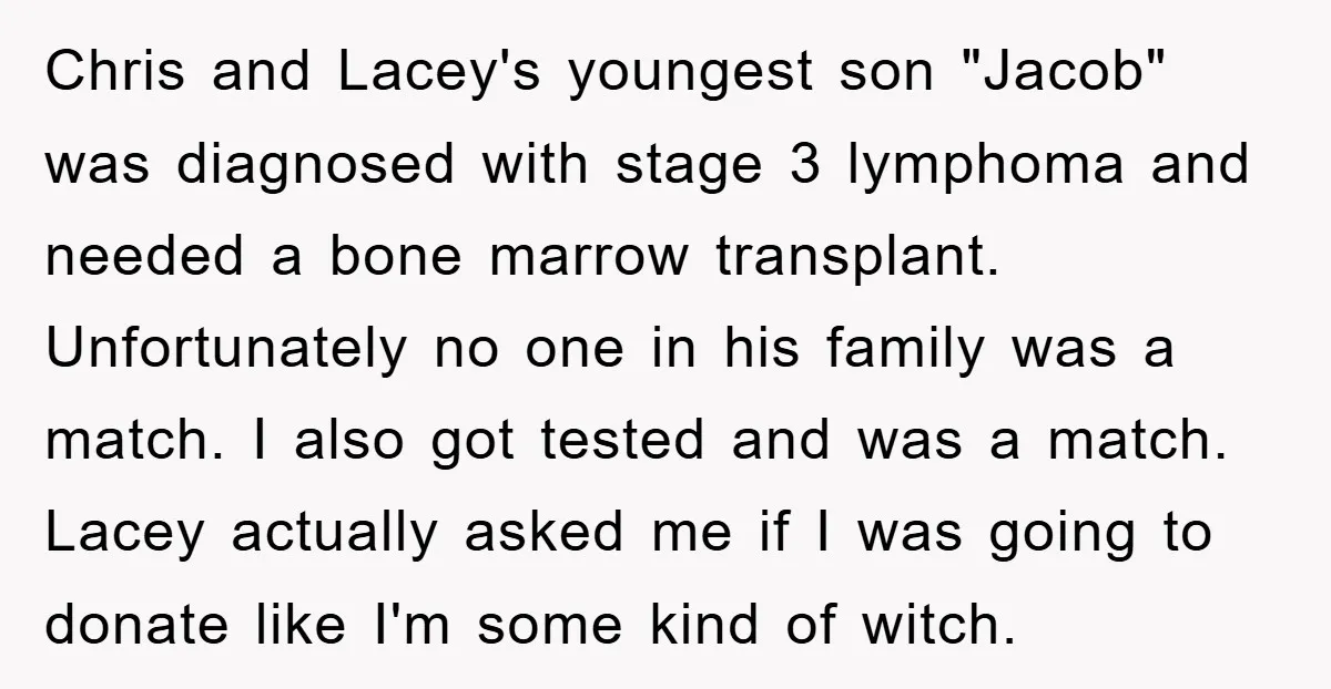 Chris and Lacey's youngest son "Jacob" was diagnosed with stage 3 lymphoma and needed a bone marrow transplant. Unfortunately no one in his family was a match. I also got...