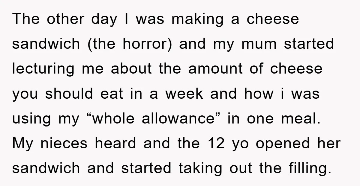 The other day I was making a cheese sandwich (the horror) and my mum started lecturing me about the amount of cheese you should eat in a week and how...