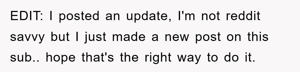 EDIT: I posted an update, I'm not reddit savvy but I just made a new post on this sub.. hope that's the right way to do it.