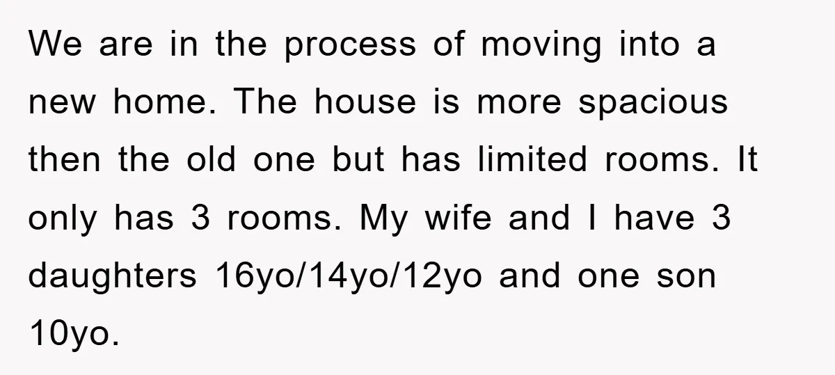 We are in the process of moving into a new home. The house is more spacious then the old one but has limited rooms. It only has 3 rooms. My...