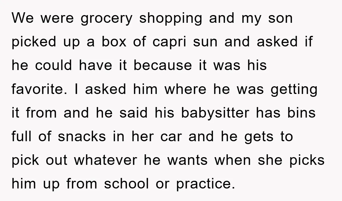 We were grocery shopping and my son picked up a box of capri sun and asked if he could have it because it was his favorite. I asked him where...