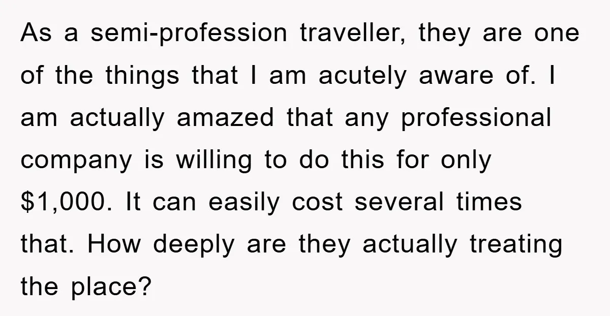 As a semi-profession traveller, they are one of the things that I am acutely aware of. I am actually amazed that any professional company is willing to do this for...